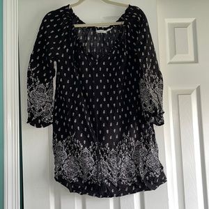 Black Paisley Dress